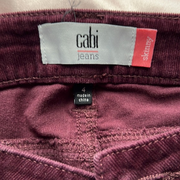 Cabi Vino skinny cord size 4 item#3197 - Picture 3 of 3